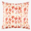 Funda de cojín de algodón cuadrada rosa Arce 45x45cm