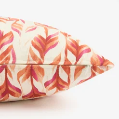 Funda de cojín de algodón cuadrada rosa Arce 45x45cm