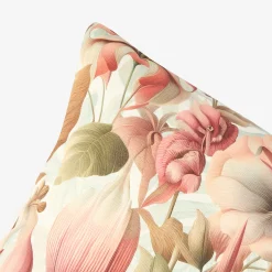 Funda de cojín de algodón Peonia 45x45cm