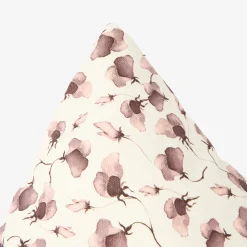 Funda de cojín de algodón rosa Amapola 45x45cm