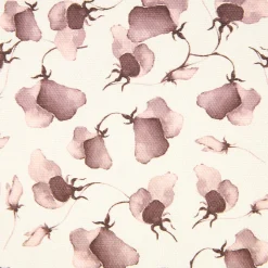 Funda de cojín de algodón rosa Amapola 45x45cm