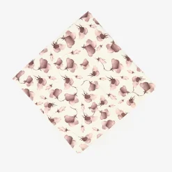 Funda de cojín de algodón rosa Amapola 45x45cm