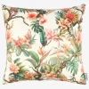 Funda de cojín de algodón Tropical 45x45cm