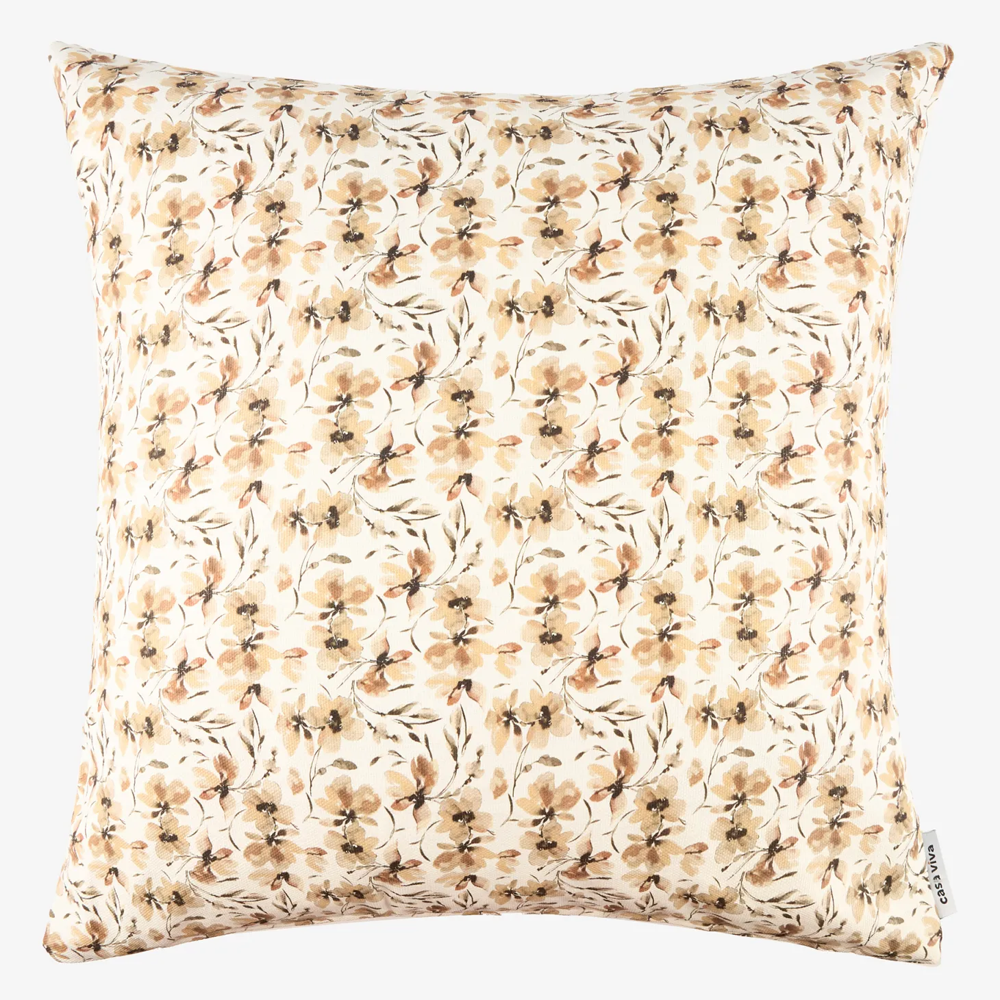 Funda de cojÍn de algodón taupe Durian 45x45cm