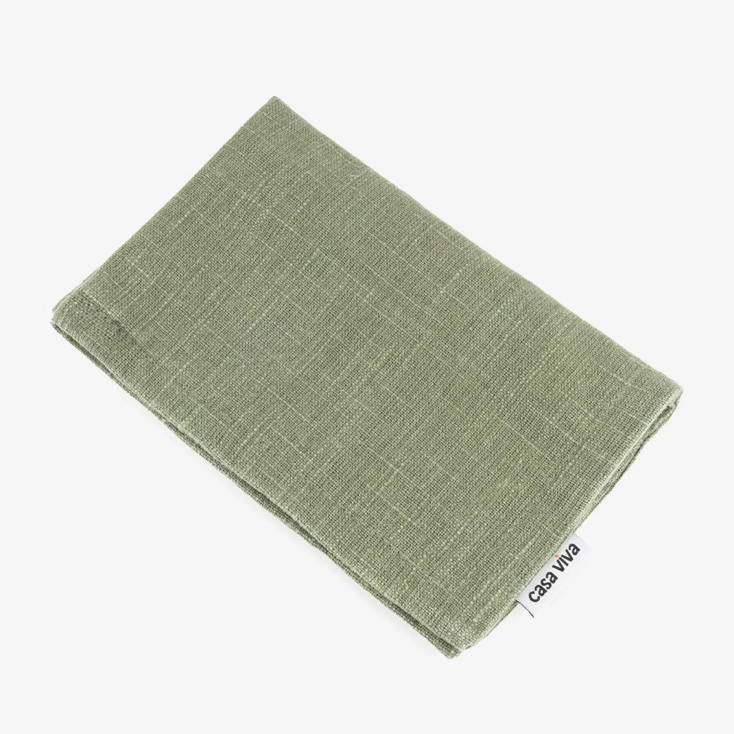 Funda de cojín de algodón verde Frida 30x45cm