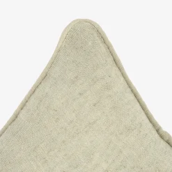 Funda de cojín de lino gris 30x45cm