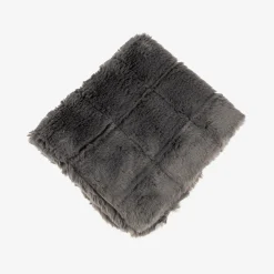 Funda de cojín de pelo suave gris Nuuk 45x45cm