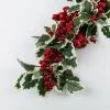 Guirnalda de acebo y frutos rojos 140cm
