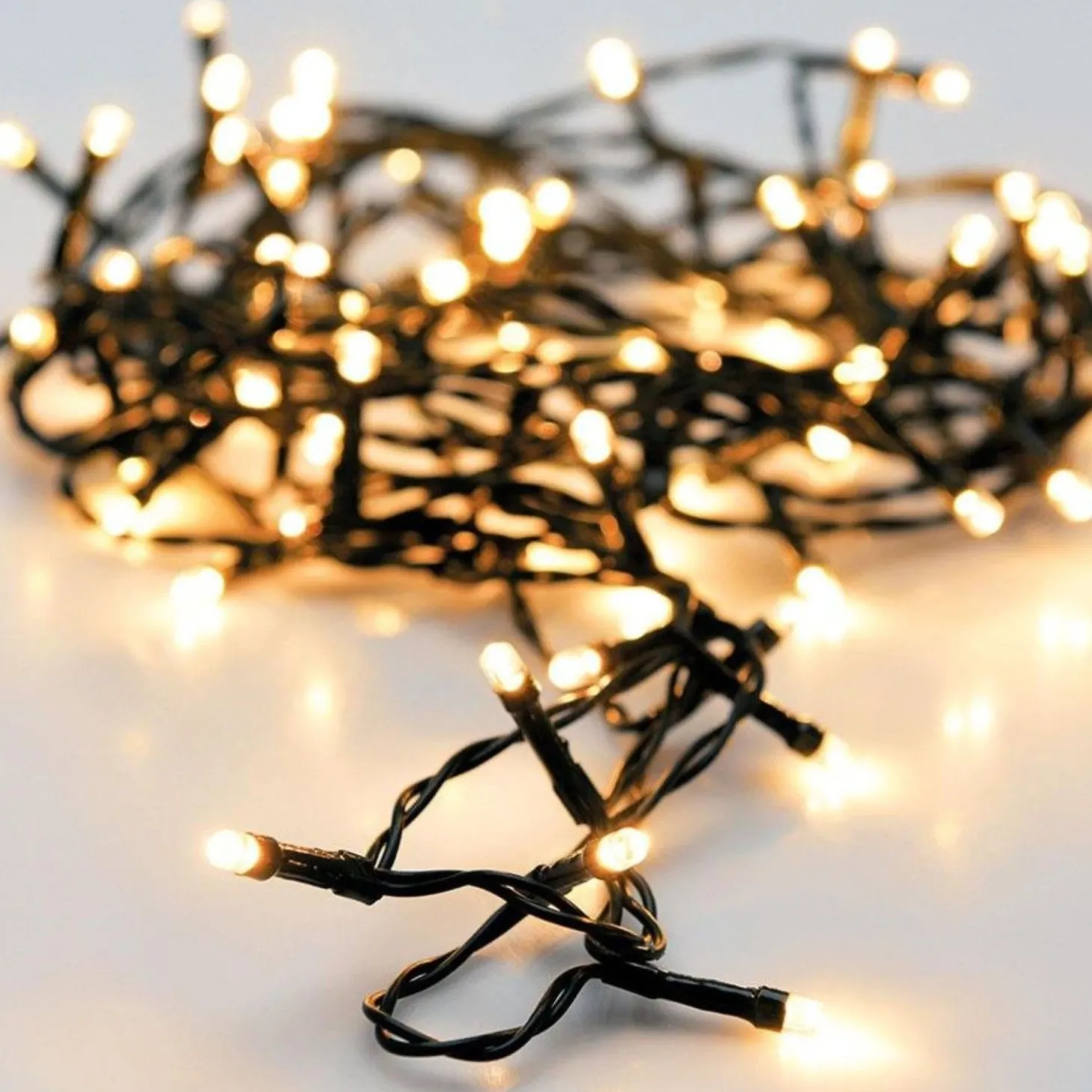 Guirnalda de luces exterior 48 LEDs luz cálida 4m