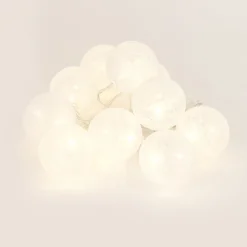 Guirnalda LED de 10 bolas con bateria 165cm