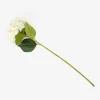 Hortensia blanca artificial 83cm