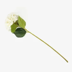 Hortensia blanca artificial 83cm