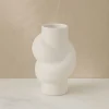 Jarrón de cerámica blanco Naia 20cm