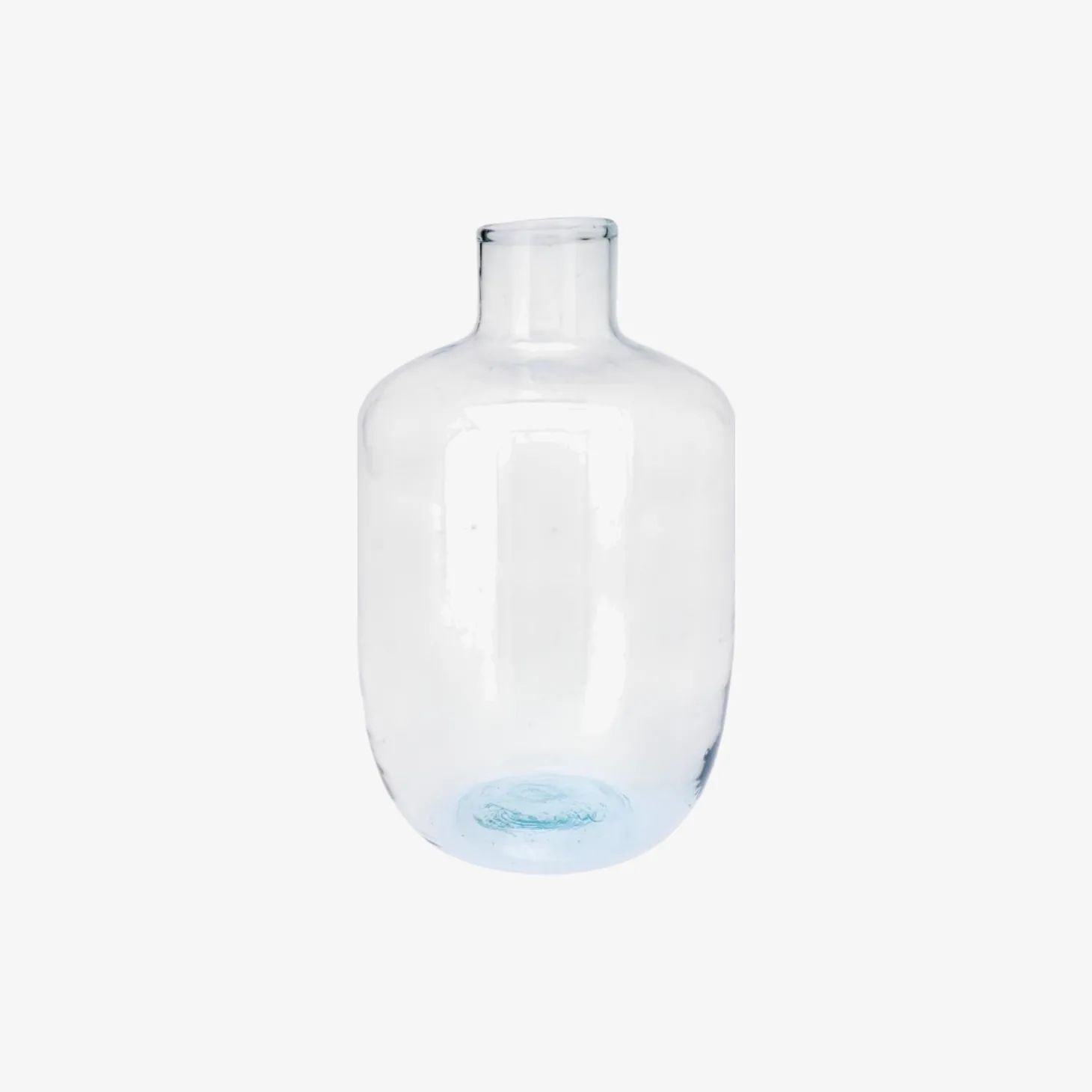 Jarrón de cristal reciclado Uriel Ø11x19cm