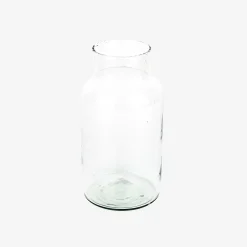 Jarrón de vidrio reciclado Ø15x29cm