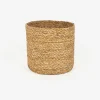 Macetero de fibras naturales Typha Misha Ø17x17cm