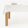 Mantel de algodón blanco Vainica 140x140cm
