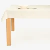 Mantel de lino beige Ador 140x140cm