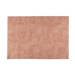 Mantel individual de doble cara rosa coral Tiffany 43x30cm - Guzzini