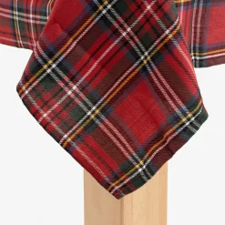 Mantel rojo Tartán 150x250cm