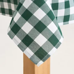 Mantel Vichy verde 140x250cm