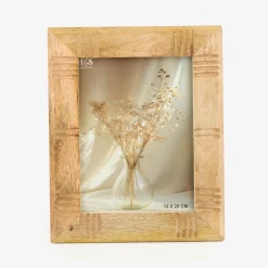Marco de fotos de madera Lylia 15x20cm