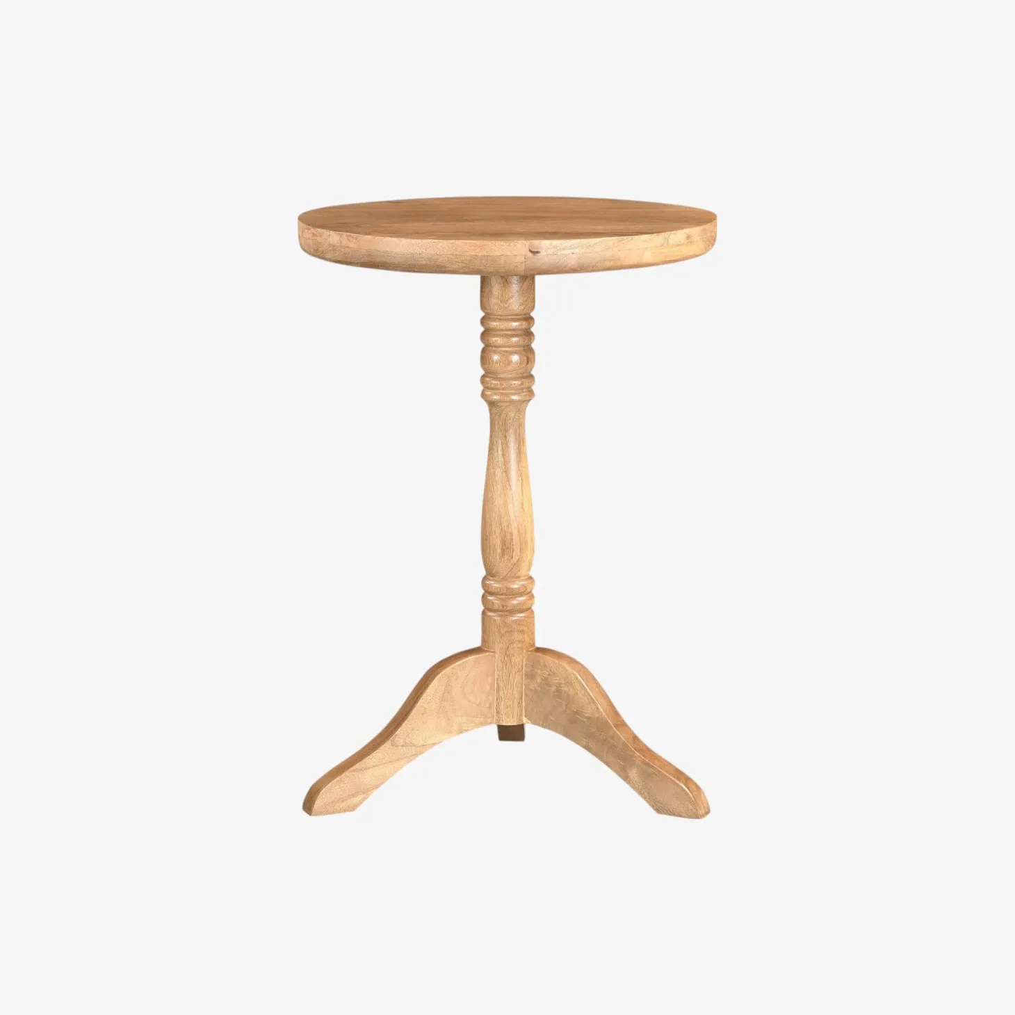 Mesa auxiliar de madera de mango Bogotá Ø50x70cm