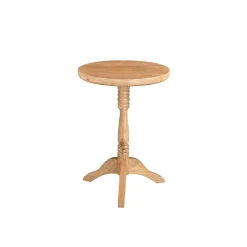 Mesa auxiliar de madera de mango Bogotá Ø50x70cm