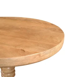 Mesa auxiliar de madera de mango Bogotá Ø50x70cm