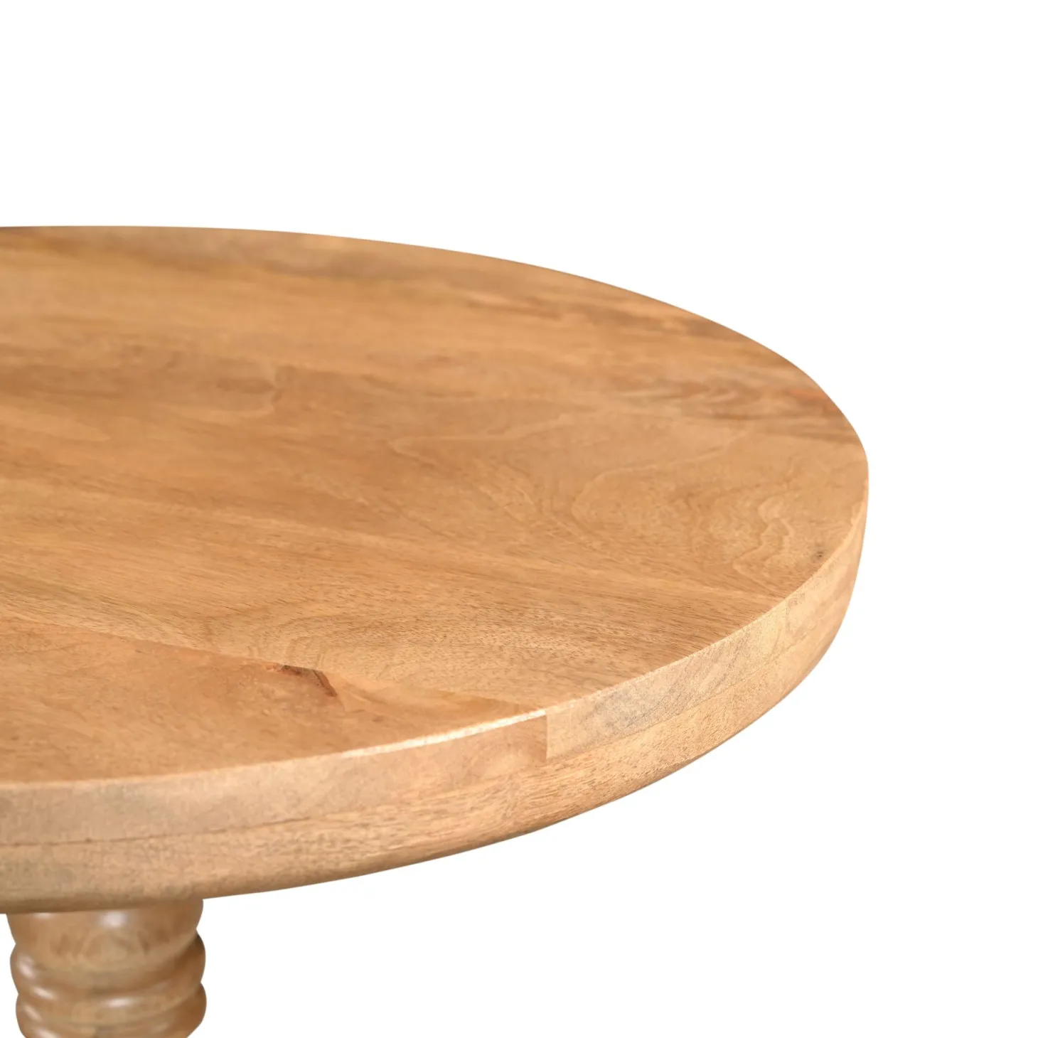 Mesa auxiliar de madera de mango Bogotá Ø50x70cm