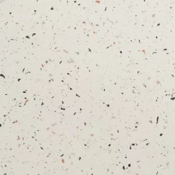 Mesa de centro de fibra de magnesio blanca Milo Ø90x40cm