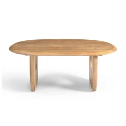 Mesa de centro de madera de mango Aero 120x70x48cm Clau&Chloe