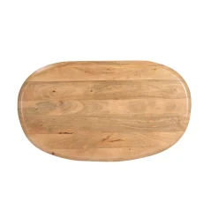 Mesa de centro de madera de mango Aero 120x70x48cm Clau&Chloe