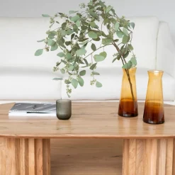 Mesa de centro de madera de acacia Mumbai 120x63x35cm Clau&Chloe