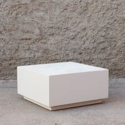 Mesa de centro de microcemento Kurli 80x80x40 Clau&Chloe