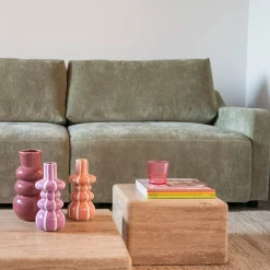 Mesa de centro de mármol Travertine 39x39x25cm Clau&Chloe