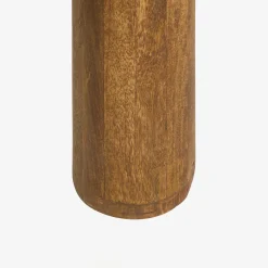 Mesa de centro de mármol y madera Houston Ø90x45 Clau&Chloe