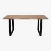 Mesa de comedor de madera acacia Brooklyn 180x90x77cm