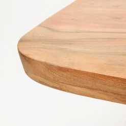 Mesa de comedor de madera de acacia 180x90x77cm Clau&Chloe