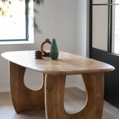 Mesa de comedor de madera de mango Aero 180x90x76cm Clau&Chloe