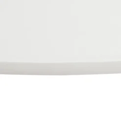 Mesa de comedor de madera blanca Leisure Ø100x75cm