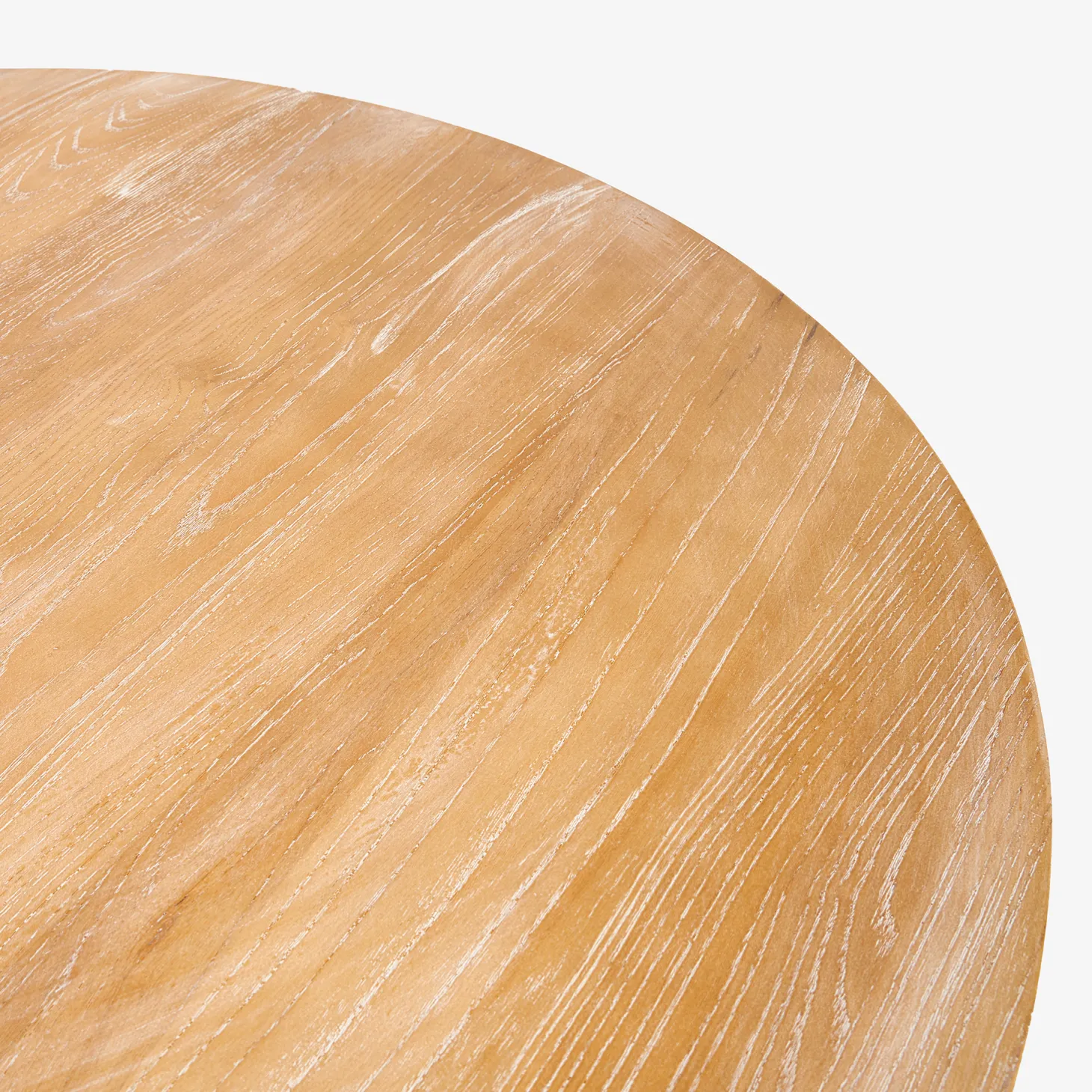 Mesa de comedor de madera de olmo Toulouse Ø120x76cm