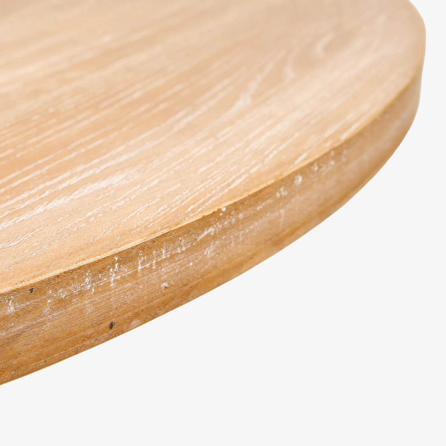 Mesa de comedor de madera de olmo Toulouse Ø120x76cm