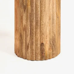 Mesa de comedor de madera de acacia Siba Ø120x77cm Clau&Chloe