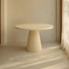 Mesa de comedor de microcemento Kurli Ø120x75cm Clau&Chloe