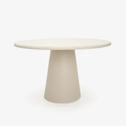Mesa de comedor de microcemento Kurli Ø120x75cm Clau&Chloe