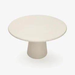 Mesa de comedor de microcemento Kurli Ø120x75cm Clau&Chloe