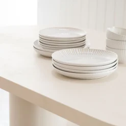 Mesa de comedor de microcemento Kurli 180x90x76cm Clau&Chloe