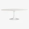 Mesa de comedor de mármol y metal Hefei 200x100x76cm Clau&Chloe