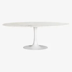 Mesa de comedor de mármol y metal Hefei 200x100x76cm Clau&Chloe